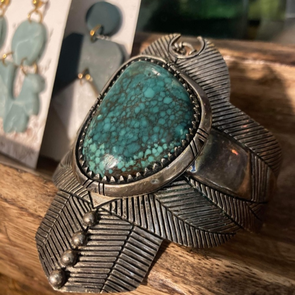 Spell and the Gypsy turquoise silver thunderstruck cuff bracelet